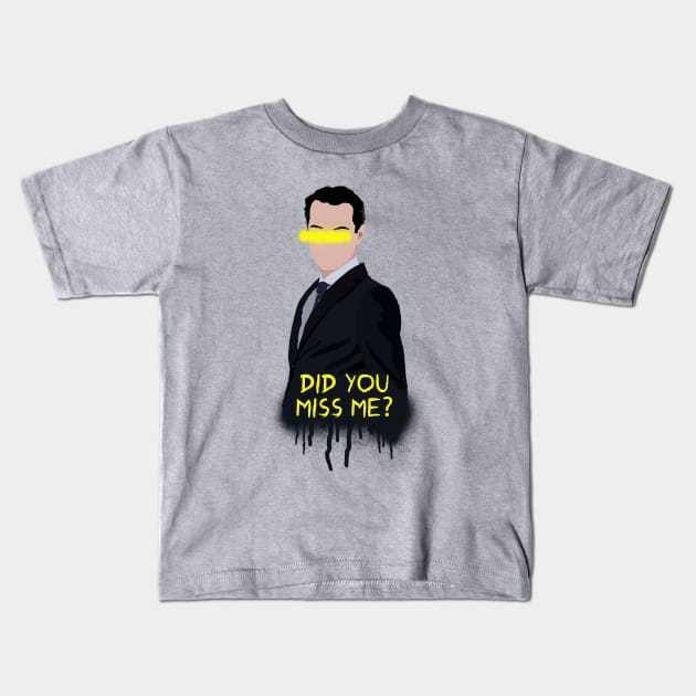 Did You Miss Me? Kids T-Shirt by saniday